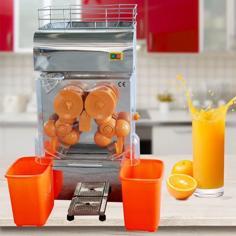Exprimidor de frutas para uso comercial, máquina extractora de naranja fresca