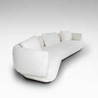 Ensemble de canapés deux places en cuir véritable pour hall d'hôtel de luxe, chaises trône modernes avec tête de lit, pour appartement, salle à manger, salon, chambre
