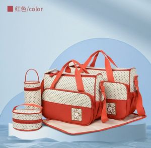 Tas Selempang Ibu untuk Perjalanan Orang Tua-Anak, Tas Multifungsi Kapasitas Besar, Tas Tangan Tahan Air, Tas Bahu - Product Image 4