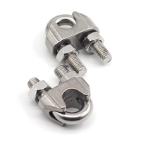 Clips de câble en acier inoxydable poli miroir de qualité supérieure, meilleur prix pour les tâches de levage et de rigging en extérieur