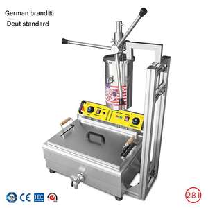 Máquina Manual para Prensar Masa <span class=keywords><strong>de</strong></span> Churros, Formador <span class=keywords><strong>de</strong></span> Churros Operado a <span class=keywords><strong>Mano</strong></span> para Churros Frescos Diarios - Product Image 4