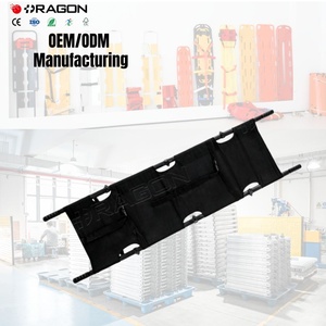 고품질 5.7kg 경량 알루미늄 합금 접이식 들것대, 하중 용량 300kg, 접이식 구조 들것대, 전술 들것대 - Product Image 1