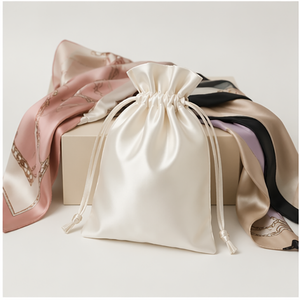 Bolsa Promocional de Satén al por Mayor, Bolsa con Cordón y Logotipo Personalizado para Regalos Corporativos, Muestras y Artículos para Ferias Comerciales - Product Image 2