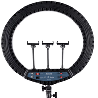 HQ21N anneau lumineux diffusion en direct streaming beauté photographie maquillage led 21 pouces aluminium trépied Tiktok Youbute Live studio light
