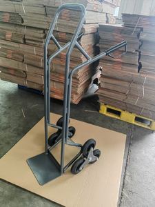 Carretilla Manual Resistente con <span class=keywords><strong>Ruedas</strong></span> de Goma, Diseño Plegable, Doble Asa, Capacidad de 330 Libras, OEM - Product Image 6