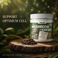 Pevet OEM ODM Complément alimentaire sans céréales aux champignons, Soft Chews, Mélange d'Ashwagandha et de Probiotiques - Soutien immunitaire et Santé des articulations