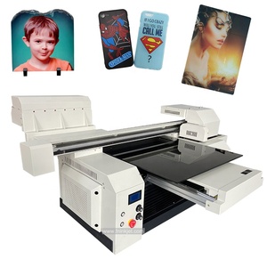 A1 6090 kỹ thuật số UV phẳng Máy in khổ lớn máy in xp600 3 đầu in trắng + màu + véc ni UV dtf máy in - Product Image 1