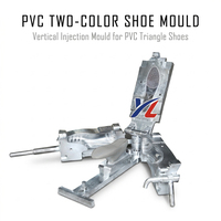 Moule à chaussures triangulaire en PVC personnalisé, moule d'injection triangulaire pour machine à injection chinoise, fabricant de moules de semelles de chaussures