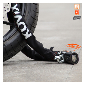 Serrure de vélo de <span class=keywords><strong>moto</strong></span> <span class=keywords><strong>antivol</strong></span> pour l'extérieur Accessoires de vélo Serrure de vélo <span class=keywords><strong>Alarme</strong></span> de sécurité pour vélo Serrure à chaîne - Product Image 3