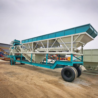 Machine de Production Portable de béton, vente directe depuis l'usine, Station de mélange de béton