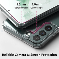 Étui de protection Wintop transparent PC+TPU avec sublimation et logo personnalisés pour S22/S23/S24/S25/S26 Ultra - Design simple et protecteur