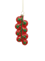 Handgemaakte Kerst glas-in-lood fruit ornamenten - Sinaasappel Kersen Aardbei Serie Vintage afwerking Antiek imitatie-effect