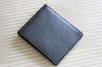 Dompet Kulit Hitam Asli Asli Asli Asli Hadiah Kasual untuk Hadiah Ulang Tahun Pria
