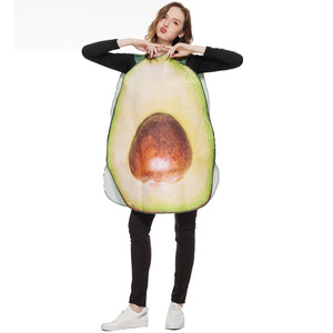 Nouveau design de costume vert d'<span class=keywords><strong>avocat</strong></span> pour homme et femme <span class=keywords><strong>adulte</strong></span>, idéal pour Halloween, carnaval, fête, anime - Product Image 3