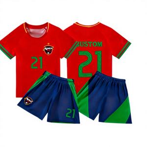 Uniforme de Fútbol Personalizado con Número y Logotipo, Versión Jugador, Camiseta de Fútbol Transpirable para Hombre - Product Image 1