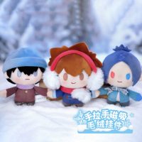 Nouveauté : Peluche Anime, adorable figurine en peluche, jouet à ventouse magnétique, idéal pour un cadeau d'anniversaire