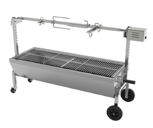 Trolley Charcoal Área de cocción grande Parrilla de barbacoa de acero inoxidable con <span class=keywords><strong>asador</strong></span> para barbacoa resistente portátil - Product Image 2