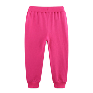 <span class=keywords><strong>Pantaloni</strong></span> Sportivi in <span class=keywords><strong>Felpa</strong></span> di Cotone per Bambine, Nuova Collezione Abbigliamento Esterno per Bambini con Applicazioni - Product Image 2