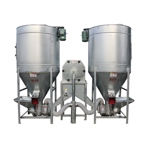 Nhỏ gọn thép homestead xử lý thức ăn 500-2000 kg/giờ xay & mix Combo cho gà/vịt/dê mới <span class=keywords><strong>DIY</strong></span> tươi thức ăn giải pháp - Product Image 2