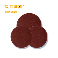 Disques de ponçage DINGQI P60/P80/P100/P120/P180, papier abrasif adapté aux machines à poncer, polissage et meulage