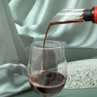 Verseurs de vin, aérateur de vin intelligent, Mini carafe à whisky en plastique acrylique Vintage de luxe Unique pour cadeaux