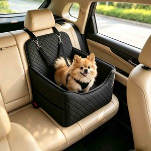 Asiento Elevador para Perros y Gatos para Coche, Protector de Asiento de Viaje para Mascotas, Silla de Automóvil para Perros y Gatos - Product Image 4