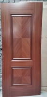 Porte en HDF moulé, moderne, résistante au vent, pour usage hôtelier, finition intérieure en mélamine