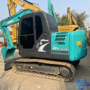 รถขุดอเนกประสงค์ Kobelco SK75 รุ่นปี 2022 มือสอง รถขุดขนาดเล็ก เครื่องยนต์ Isuzu พร้อมมอเตอร์ปั๊ม ขายในลานจัดงานจากจีน - Product Image 2