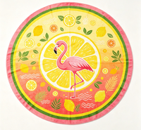 Luxury Custom Printed Eco-Friendly Soft Absorbent Oversized Sand Free 100% Cotton Novelty Pattern All-Season Beach Towel