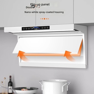 Keukenafzuigkap DC Inverter Zijdelingse Trek Afzuigkap Boven & Zijkant Dubbele Inlaat Stil Sterke Rookafzuiging - Product Image 5