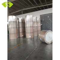 Rouleau de papier simple enduit de PE vierge, imperméable, 280 g/m², robuste, excellent pour l'emballage alimentaire, gobelets, bols, boîtes à lunch, marque LINXIU
