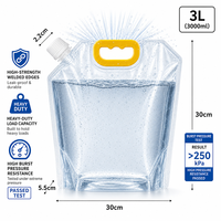 Échantillon Gratuit – Sachets Souples à Bec Verseur en PET/PE Imprimés avec Logo, Résistants à l'Humidité, pour Liquides (1L, 2L, 3L, 5L) – Idéaux pour Remplir l'Eau ou les Sauces
