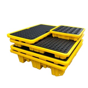 <span class=keywords><strong>Pallet</strong></span> di Contenimento Sversamenti in Polietilene Multimisura per il Trasporto e lo Stoccaggio di Sostanze Chimiche e Oleose - Product Image 2