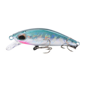 Leurre Minnow Artisanal 55mm 6g, Flottant, en ABS, avec Feuille Réfléchissante de Qualité Supérieure, <span class=keywords><strong>Jerkbait</strong></span> pour la Pêche en Rivière Côtière - Product Image 3