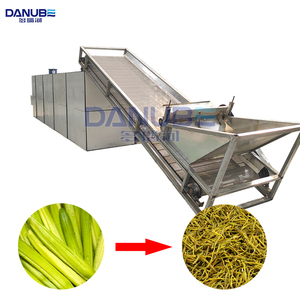 High Productivity Vegetable Mesh Belt Dryer Daylily Drying Machine Daylily Cleaning and Drying Processing Line Daylily Dryer - Product Image 1