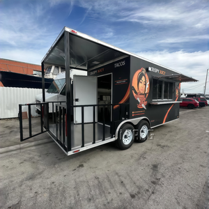 12英尺全餐饮设备食品卡车热狗食品推车美国定制食品拖车，带全餐厅厨房设备 - Product Image 2