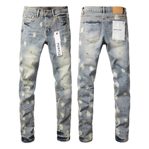 European American Trendy Brand LIMITED for Cotton <strong>Jeans</strong> Fashionable Distressed Vintage Limited Edition for <strong>Label</strong> Mid - Product Image 5