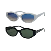 Lunettes de soleil tendance 2026 pour femmes, protection UV400, lunettes de créateur de haute qualité, lunettes de soleil hexagonales en acétate de luxe originales pour hommes