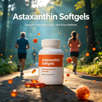 Astaxanthine en gélules naturelles 1g – Soutien antioxydant pour la santé de la peau, des yeux et cellulaire – Complément alimentaire pour adultes – Haematococcus
