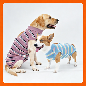 Tuta di Recupero per Cani in Cotone Traspirante, Protezione Post-Operatoria Anti-Leccatura per Cani e Gatti OEM - Product Image 1