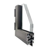 Puertas y Ventanas Modernas de Aleación de Aluminio con Apertura Fija, Vidrio Flotante Insonorizado para Exteriores, Dormitorios, Villas, Hoteles, Apartamentos y Baños