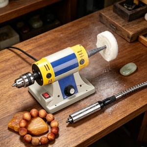 Mini-polisseuse, machine multifonctionnelle de meulage et de sculpture pour l'artisanat du jade, performances polyvalentes pour diverses créations - Product Image 4