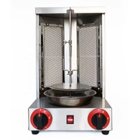 Four à rôtir vertical à rotation automatique pour cuisine commerciale, idéal pour le shawarma, le poulet et le bœuf