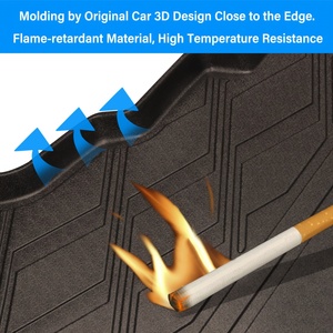 Coolcars - Juego Completo de Alfombrillas para <span class=keywords><strong>Maletero</strong></span> para <span class=keywords><strong>Toyota</strong></span> <span class=keywords><strong>Prius</strong></span> Serie 60 <span class=keywords><strong>2023</strong></span>, TPE Grueso, Resistente, Impermeable, Antideslizante, Hecho en China - Product Image 4