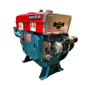 Alta produtividade único cilindro diesel motor 4 tempos 20-40hp moteur diesel marinho motor diesel para andar trator