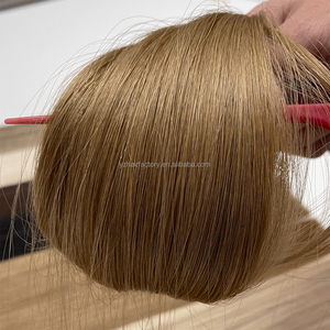 Double Layers Invisible Genius Butterfly Weft Hair <b>Extensions</b> <b>Beaded</b> Invisible Weft With Holes Cuticle Virgin Hair - Product Image 3