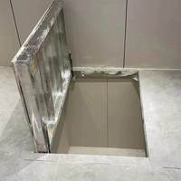 Porte électrique escamotable invisible, porte secrète dissimulée pour cave à vin et escalier de rangement