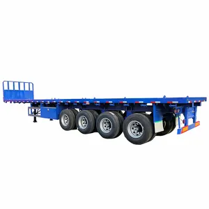 Heavy Container Container Flat Transport Semi-trailer Trailer Flat Semi-trailer Manufacturer