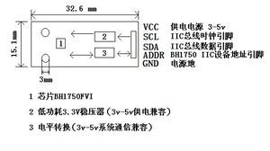 GY-30 <b>Digital</b> Light Intensity Module, BH1750FVI Light Sensor Module, Illuminance Sensor W55 - Product Image 3