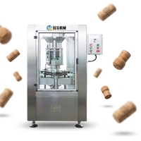 Machine automatique à bouchon simple tête pour le vin le champagne machine à bouchon d'étanchéité machine à insérer le bouchon machine à boucher